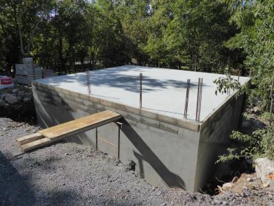 Coulage de la dalle du plancher