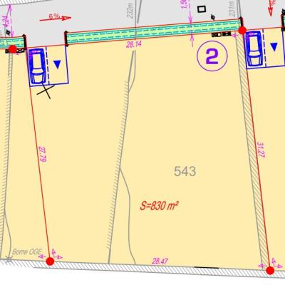 Lot 2 - 74 000€ - 830m²