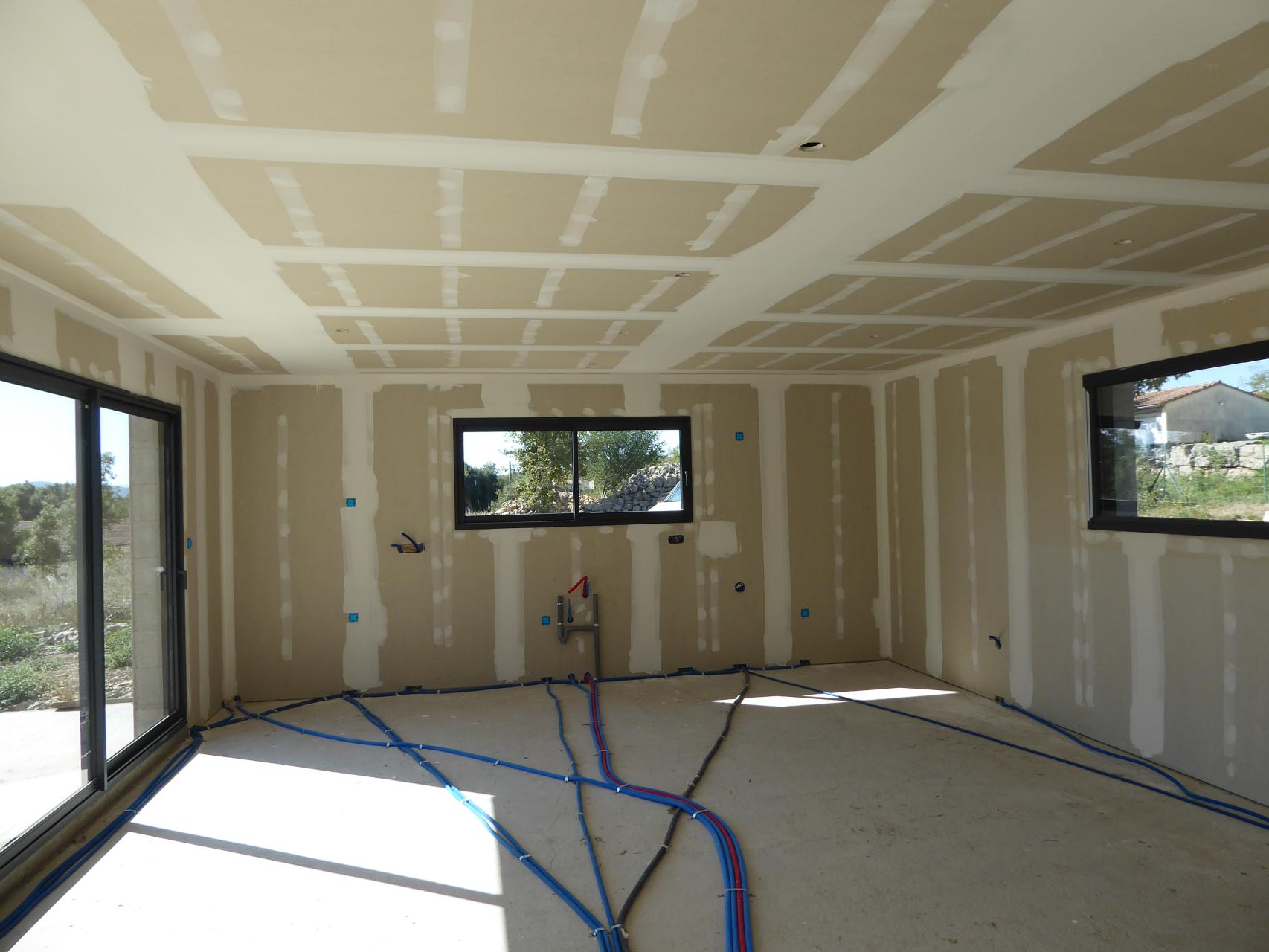 Réalisation des bandes à joints