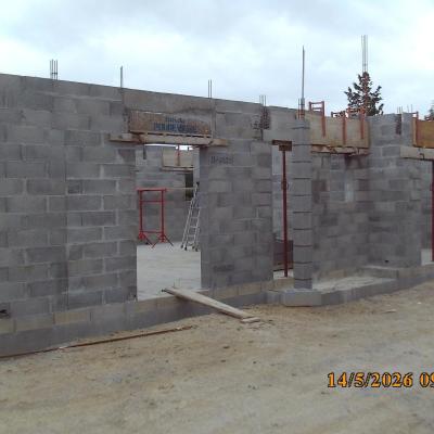 Coulage des linteaux et coffres de volets roulants