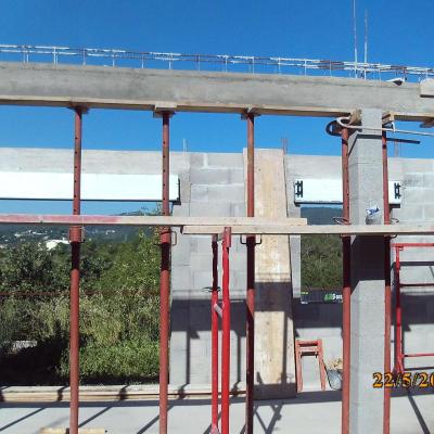 Coulage des poutres sous-sol