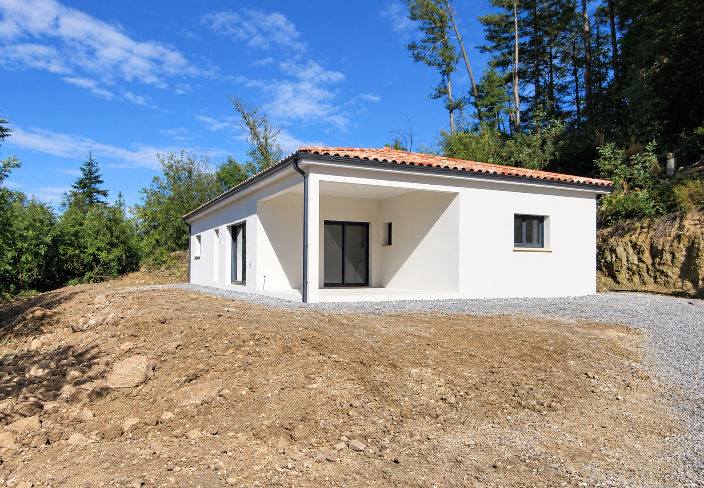 Réalisation de l'enduit de façade