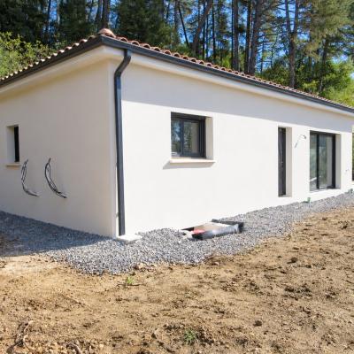 Réalisation de l'enduit de façade