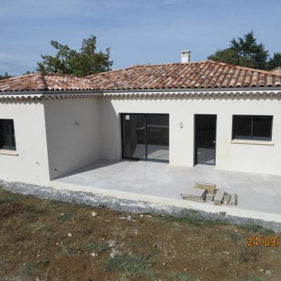 Réalisation de l'enduit de façade