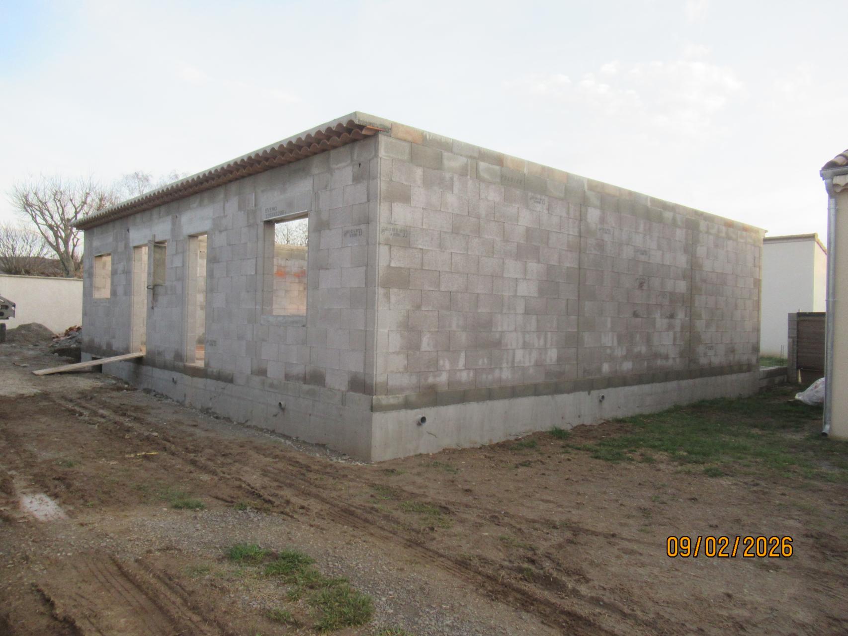 Coulage des linteaux et coffres de volets roulants